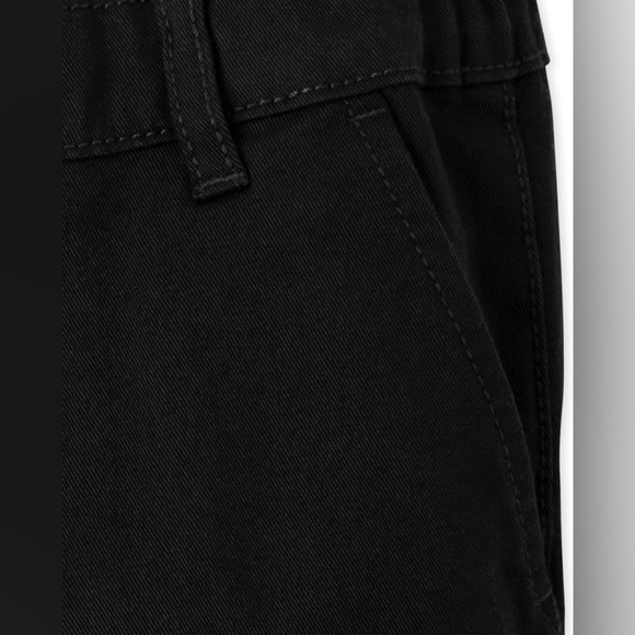 2-Toddler Stretch Skinny Chino Pants - Black - Picture 4 of 4
